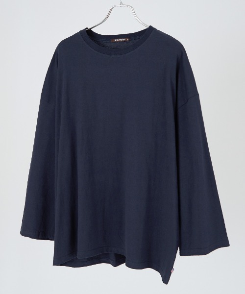 improves（インプローブス）の「USコットン ビッグシルエット ロンT（Tシャツ/カットソー・メンズ・オフホワイト/チャコール/ベージュ/ダークグリーン/ブルー/ブラウン/杢グレー/ブラック/ネイビー/ピンク・LARGE/MEDIUM/X-LARGE）」の8枚目の写真