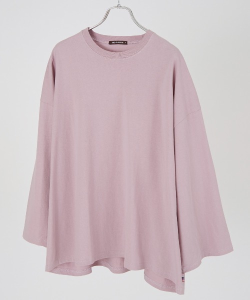 improves（インプローブス）の「USコットン ビッグシルエット ロンT（Tシャツ/カットソー・メンズ・オフホワイト/チャコール/ベージュ/ダークグリーン/ブルー/ブラウン/杢グレー/ブラック/ネイビー/ピンク・LARGE/MEDIUM/X-LARGE）」の10枚目の写真