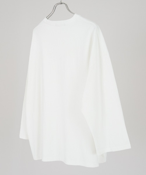 improves（インプローブス）の「USコットン ビッグシルエット ロンT（Tシャツ/カットソー・メンズ・オフホワイト/チャコール/ベージュ/ダークグリーン/ブルー/ブラウン/杢グレー/ブラック/ネイビー/ピンク・LARGE/MEDIUM/X-LARGE）」の16枚目の写真