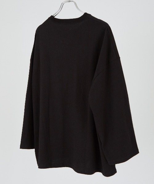 improves（インプローブス）の「USコットン ビッグシルエット ロンT（Tシャツ/カットソー・メンズ・オフホワイト/チャコール/ベージュ/ダークグリーン/ブルー/ブラウン/杢グレー/ブラック/ネイビー/ピンク・LARGE/MEDIUM/X-LARGE）」の20枚目の写真