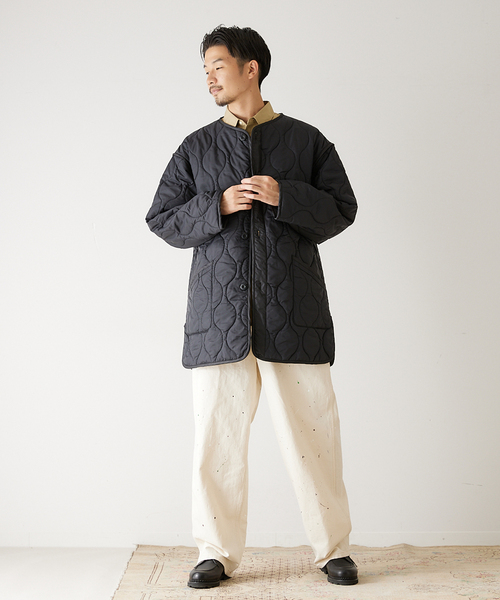 417 EDIFICE（フォーワンセブンエディフィス）の「”軽量”キルティング ライナージャケット（ミリタリージャケット・メンズ・チャコールグレー/ブラック/グレー/カーキ/ブルー系その他・SMALL/MEDIUM/LARGE）」の7枚目の写真