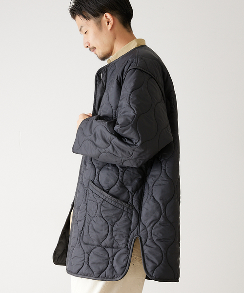417 EDIFICE（フォーワンセブンエディフィス）の「”軽量”キルティング ライナージャケット（ミリタリージャケット・メンズ・チャコールグレー/ブラック/グレー/カーキ/ブルー系その他・SMALL/MEDIUM/LARGE）」の8枚目の写真
