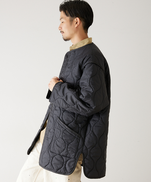 417 EDIFICE（フォーワンセブンエディフィス）の「”軽量”キルティング ライナージャケット（ミリタリージャケット・メンズ・チャコールグレー/ブラック/グレー/カーキ/ブルー系その他・SMALL/MEDIUM/LARGE）」の9枚目の写真