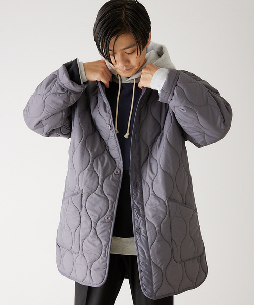 417 EDIFICE（フォーワンセブンエディフィス）の「”軽量”キルティング ライナージャケット（ミリタリージャケット・メンズ・チャコールグレー/ブラック/グレー/カーキ/ブルー系その他・SMALL/MEDIUM/LARGE）」の15枚目の写真