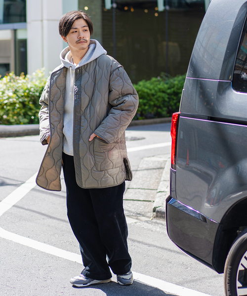 417 EDIFICE（フォーワンセブンエディフィス）の「”軽量”キルティング ライナージャケット（ミリタリージャケット・メンズ・チャコールグレー/ブラック/グレー/カーキ/ブルー系その他・SMALL/MEDIUM/LARGE）」の20枚目の写真