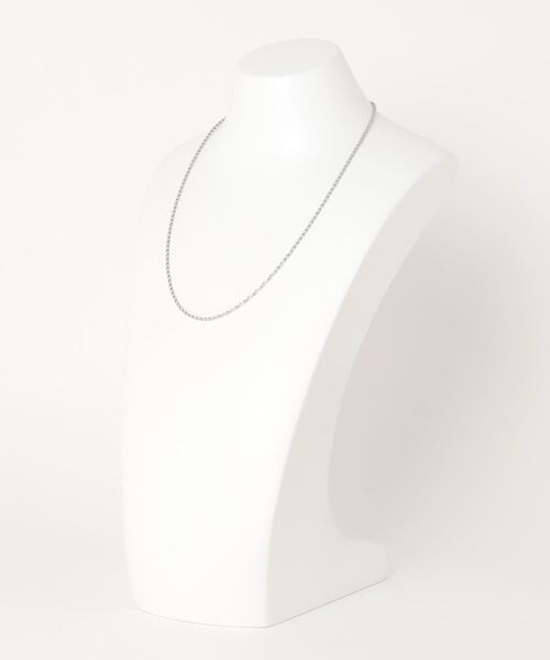 MEMENTISM(メメントイズム)の「CHAIN NECKLACE ロープチェーンネックレス(ネックレス・メンズ・シルバー・FREE)」の2枚目の写真