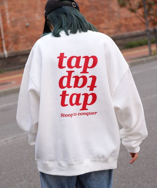 ZIP FIVE（ジップファイブ）の「【ZIP FIVE】【肉厚】 オーバーサイズ 無地/バックロゴプリント/オーバルプリント/ベースボールロゴサガラ刺繍（スウェット・レディース・ダークグリーン系2/パープル/グリーン/アイボリー系/ホワイト系2/ホワイト系5/ホワイト系/アイボリー系2/レッド系2/ホワイト/イエロー系1/ブラウン/ホワイト系その他/チャコール/ブラック系2/ブラック系4/イエロー/ネイビー系/グレー系その他/グレー系2/ネイビー系2/ダークグリーン系/ホワイト系3/ブラック/ブルー系その他/ベージュ/ネイビー/ブルー/ホワイト系4/ブラック系1/杢グレー/オートミール/グレー系1/ネイビー系1/ブルー系/アイボリー系1/レッド/レッド系1/ダークグリーン系1/ブルー系その他2/ブラック系3/カーキ/ブルー系その他3/ホワイト系1/グレー系/グリーン系1/ベージュ系/ダークグリーン/オレンジ系1/ロイヤルブルー/ブラック系/グリーン系/パープル系1/ブラウン系/オレンジ/レッド系/アイボリー・LARGE/MEDIUM/X-LARGE）」の5枚目の写真