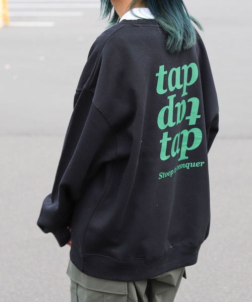 ZIP FIVE（ジップファイブ）の「【ZIP FIVE】【肉厚】 オーバーサイズ 無地/バックロゴプリント/オーバルプリント/ベースボールロゴサガラ刺繍（スウェット・レディース・ダークグリーン系2/パープル/グリーン/アイボリー系/ホワイト系2/ホワイト系5/ホワイト系/アイボリー系2/レッド系2/ホワイト/イエロー系1/ブラウン/ホワイト系その他/チャコール/ブラック系2/ブラック系4/イエロー/ネイビー系/グレー系その他/グレー系2/ネイビー系2/ダークグリーン系/ホワイト系3/ブラック/ブルー系その他/ベージュ/ネイビー/ブルー/ホワイト系4/ブラック系1/杢グレー/オートミール/グレー系1/ネイビー系1/ブルー系/アイボリー系1/レッド/レッド系1/ダークグリーン系1/ブルー系その他2/ブラック系3/カーキ/ブルー系その他3/ホワイト系1/グレー系/グリーン系1/ベージュ系/ダークグリーン/オレンジ系1/ロイヤルブルー/ブラック系/グリーン系/パープル系1/ブラウン系/オレンジ/レッド系/アイボリー・LARGE/MEDIUM/X-LARGE）」の12枚目の写真