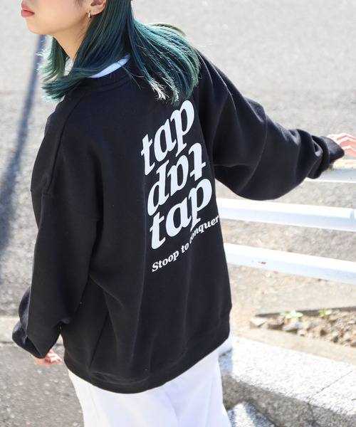 ZIP FIVE（ジップファイブ）の「【ZIP FIVE】【肉厚】 オーバーサイズ 無地/バックロゴプリント/オーバルプリント/ベースボールロゴサガラ刺繍（スウェット・レディース・ダークグリーン系2/パープル/グリーン/アイボリー系/ホワイト系2/ホワイト系5/ホワイト系/アイボリー系2/レッド系2/ホワイト/イエロー系1/ブラウン/ホワイト系その他/チャコール/ブラック系2/ブラック系4/イエロー/ネイビー系/グレー系その他/グレー系2/ネイビー系2/ダークグリーン系/ホワイト系3/ブラック/ブルー系その他/ベージュ/ネイビー/ブルー/ホワイト系4/ブラック系1/杢グレー/オートミール/グレー系1/ネイビー系1/ブルー系/アイボリー系1/レッド/レッド系1/ダークグリーン系1/ブルー系その他2/ブラック系3/カーキ/ブルー系その他3/ホワイト系1/グレー系/グリーン系1/ベージュ系/ダークグリーン/オレンジ系1/ロイヤルブルー/ブラック系/グリーン系/パープル系1/ブラウン系/オレンジ/レッド系/アイボリー・LARGE/MEDIUM/X-LARGE）」の13枚目の写真