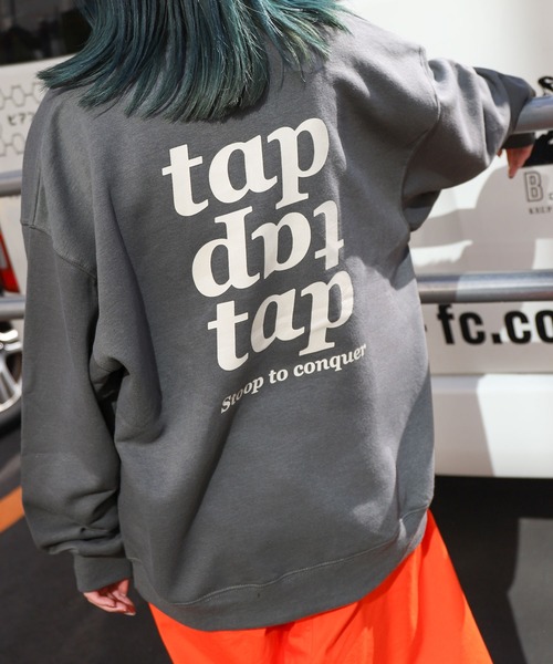 ZIP FIVE（ジップファイブ）の「【ZIP FIVE】【肉厚】 オーバーサイズ 無地/バックロゴプリント/オーバルプリント/ベースボールロゴサガラ刺繍（スウェット・レディース・ダークグリーン系2/パープル/グリーン/アイボリー系/ホワイト系2/ホワイト系5/ホワイト系/アイボリー系2/レッド系2/ホワイト/イエロー系1/ブラウン/ホワイト系その他/チャコール/ブラック系2/ブラック系4/イエロー/ネイビー系/グレー系その他/グレー系2/ネイビー系2/ダークグリーン系/ホワイト系3/ブラック/ブルー系その他/ベージュ/ネイビー/ブルー/ホワイト系4/ブラック系1/杢グレー/オートミール/グレー系1/ネイビー系1/ブルー系/アイボリー系1/レッド/レッド系1/ダークグリーン系1/ブルー系その他2/ブラック系3/カーキ/ブルー系その他3/ホワイト系1/グレー系/グリーン系1/ベージュ系/ダークグリーン/オレンジ系1/ロイヤルブルー/ブラック系/グリーン系/パープル系1/ブラウン系/オレンジ/レッド系/アイボリー・LARGE/MEDIUM/X-LARGE）」の17枚目の写真