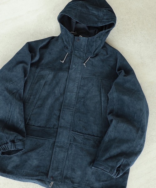 BEAMS(ビームス)の「BEAMS / ルーズ シティフーディー(ブルゾン・メンズ・ネイビー/ベージュ・SMALL/MEDIUM/LARGE/X-LARGE)」の2枚目の写真