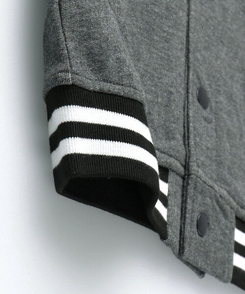 BRANSHES（ブランシェス）の「スタジャン風ジャケット（スタジャン・キッズ・杢グレー・140/120/100/110/150/130/160）」の17枚目の写真