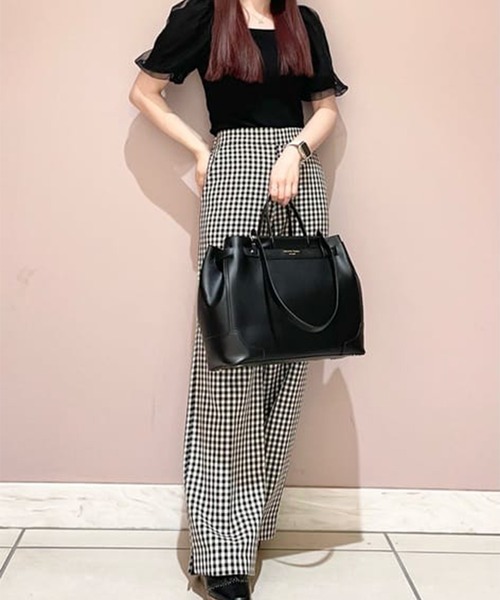 Samantha Thavasa（サマンサタバサ）の「ダブルハンドルトートバッグ（トートバッグ・レディース・カーキ/ブラック/キャメル/ワインレッド・FREE）」の22枚目の写真