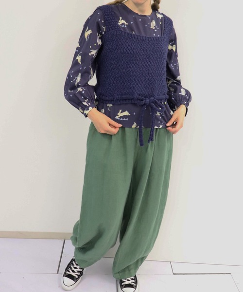 haupia（ハウピア）の「冬の贈り物 【 ニット 】（ニット/セーター・レディース・ベビーピンク/ブラック/ブルー/オフホワイト/グレー・MEDIUM）」の12枚目の写真