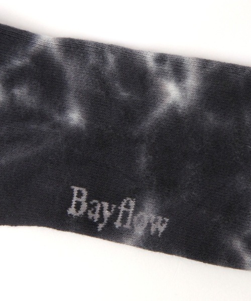 BAYFLOW(ベイフロー)の「BFタイダイクルーソックス(ソックス/靴下・メンズ・ブラック/ブルー/グリーン/イエロー/パープル/クリアグリーン・FREE)」の10枚目の写真