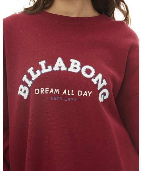 BILLABONG(ビラボン)の「BILLABONG レディース HEAVY BARREL CROPED SWEAT CREW トレーナー 【2022年秋冬モデル】/ビラボンスウェットトレーナー(スウェット・レディース・ブラック/バーガンディー/グレー・MEDIUM/LARGE)」の9枚目の写真