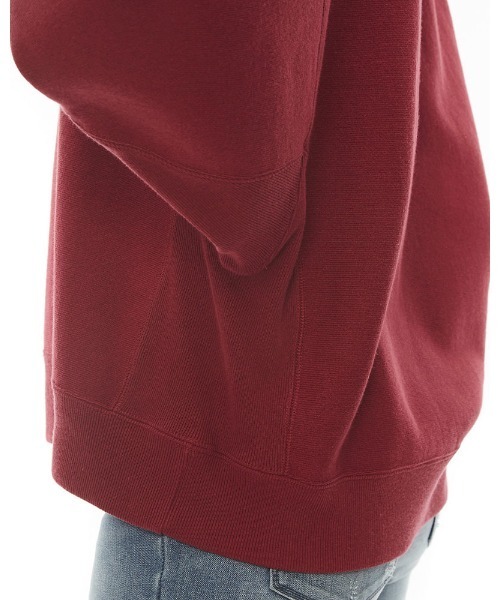 BILLABONG(ビラボン)の「BILLABONG レディース HEAVY BARREL CROPED SWEAT CREW トレーナー 【2022年秋冬モデル】/ビラボンスウェットトレーナー(スウェット・レディース・ブラック/バーガンディー/グレー・MEDIUM/LARGE)」の15枚目の写真