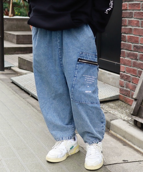 AFYF（エーエフワイエフ）の「AFYFALADIN PANT2/アラジンワイドパンツ（その他パンツ・メンズ・ブラック系その他/ブラック/ブラック系その他2/ブラック系その他5/ブラック系その他7/ブラック系その他6/ブルー系その他2・FREE）」の7枚目の写真