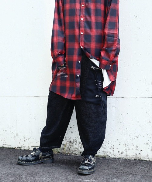 AFYF（エーエフワイエフ）の「AFYFALADIN PANT2/アラジンワイドパンツ（その他パンツ・メンズ・ブラック系その他/ブラック/ブラック系その他2/ブラック系その他5/ブラック系その他7/ブラック系その他6/ブルー系その他2・FREE）」の11枚目の写真