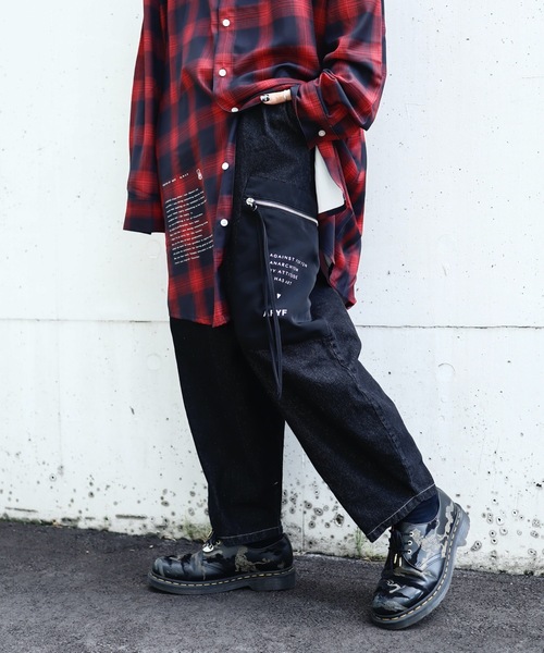 AFYF（エーエフワイエフ）の「AFYFALADIN PANT2/アラジンワイドパンツ（その他パンツ・メンズ・ブラック系その他/ブラック/ブラック系その他2/ブラック系その他5/ブラック系その他7/ブラック系その他6/ブルー系その他2・FREE）」の16枚目の写真