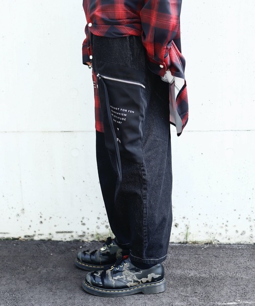 AFYF（エーエフワイエフ）の「AFYFALADIN PANT2/アラジンワイドパンツ（その他パンツ・メンズ・ブラック系その他/ブラック/ブラック系その他2/ブラック系その他5/ブラック系その他7/ブラック系その他6/ブルー系その他2・FREE）」の22枚目の写真