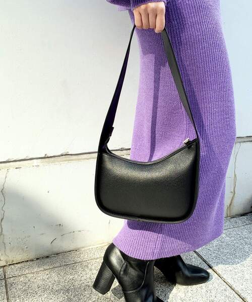 OPAQUE.CLIP(オペークドットクリップ)の「◆アシメントリ―ワンハンドルバッグ(ハンドバッグ・レディース・ボルドー/オフホワイト/ブラック・00)」の4枚目の写真