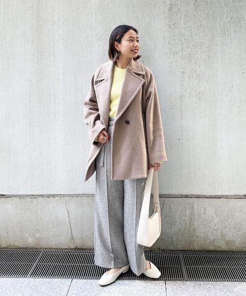 OPAQUE.CLIP(オペークドットクリップ)の「◆アシメントリ―ワンハンドルバッグ(ハンドバッグ・レディース・ボルドー/オフホワイト/ブラック・00)」の13枚目の写真