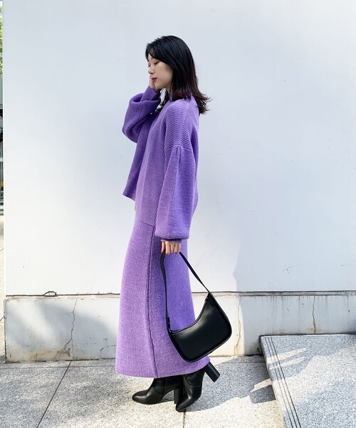 OPAQUE.CLIP(オペークドットクリップ)の「◆アシメントリ―ワンハンドルバッグ(ハンドバッグ・レディース・ボルドー/オフホワイト/ブラック・00)」の17枚目の写真