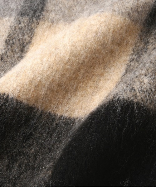 N.（N. Natural Beauty Basic）（エヌエヌナチュラルビューティーベーシック）の「【横田ひかるさん着用】◆フリンジチェックストール（ストール/ショール・レディース・チェック・ﾌﾘ-）」の8枚目の写真