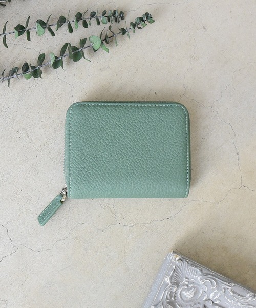 【選べる6カラー】牛床革財布/多収納カード