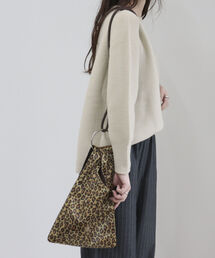 fredy emue | リングハンドルコンビショッパーバッグ(ショルダーバッグ)