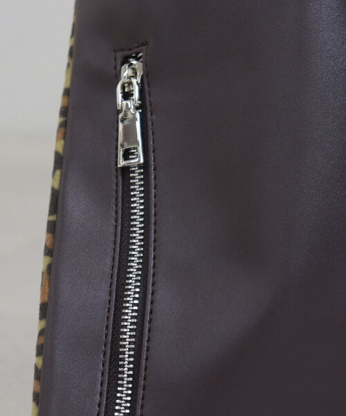 fredy emue(フレディエミュ)の「リングハンドルコンビショッパーバッグ(ショルダーバッグ・レディース・ベージュ系その他4/ブラック系その他4・FREE)」の20枚目の写真