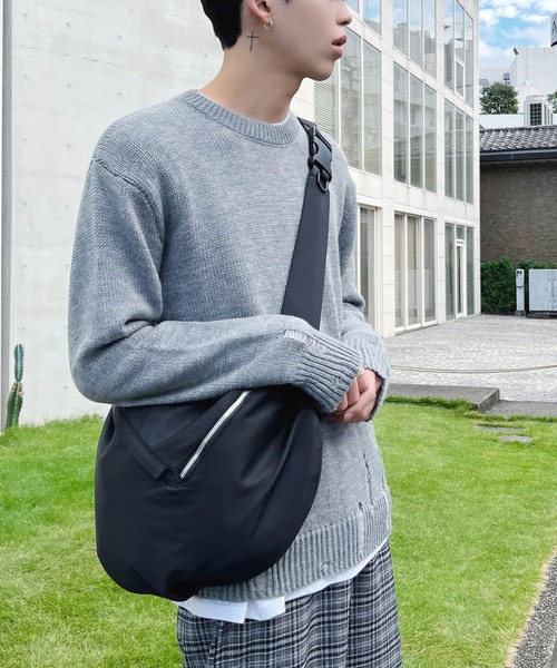 Figments（フィグメンツ）の「ダメージニット（ニット/セーター・レディース・ブラック/グレー・FREE）」の9枚目の写真