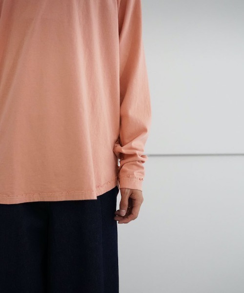 ETHOS（エトス）の「ETHOS ROUND IN  SIDE OUT T（Tシャツ/カットソー・メンズ・グレー/コーラル・2）」の10枚目の写真