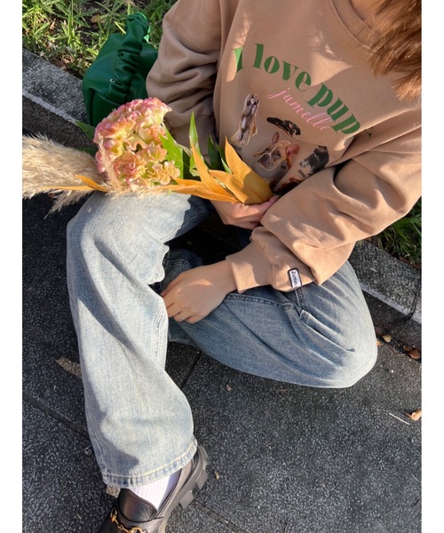 JUMELLE（ジュメロ）の「ｂｕｄｄｙスウェット（スウェット・レディース・グレー/ブラウン・FREE）」の13枚目の写真