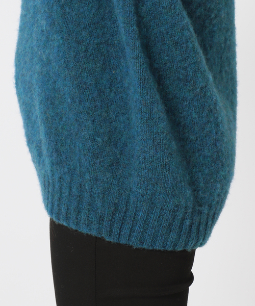 Harley of Scotland(ハーレーオブスコットランド)の「【HARLEY/ ハーレー】CREW NECK SWEATER:クルーネックセーター(ニット/セーター・レディース・サックスブルー/グリーン/パープル/オレンジ・FREE)」の12枚目の写真