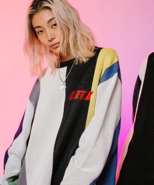D.TT.K（ディティーティーケー）の「D.TT.K MULTI BAR KNIT