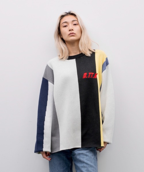 D.TT.K（ディティーティーケー）の「D.TT.K MULTI BAR KNIT