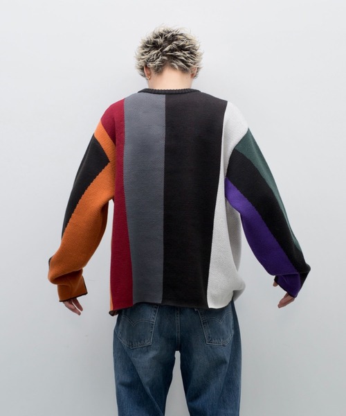 D.TT.K（ディティーティーケー）の「D.TT.K　MULTI BAR KNIT（ニット/セーター・メンズ・その他1/その他2・MEDIUM/LARGE/X-LARGE）」の14枚目の写真