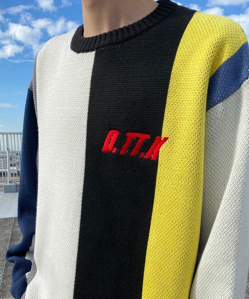 D.TT.K（ディティーティーケー）の「D.TT.K　MULTI BAR KNIT（ニット/セーター・メンズ・その他1/その他2・MEDIUM/LARGE/X-LARGE）」の11枚目の写真