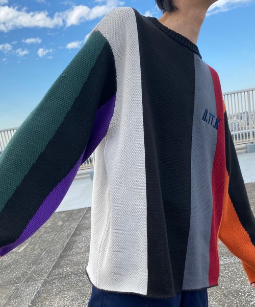 D.TT.K（ディティーティーケー）の「D.TT.K MULTI BAR KNIT（ニット 