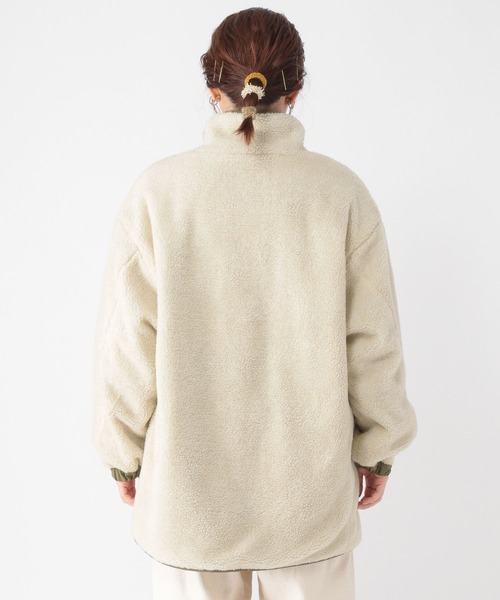 studio CLIP（スタディオクリップ）の「リバーシブルボアブルゾン（ブルゾン・レディース・ブラック/グレー/ベージュ・MEDIUM/LARGE/PF）」の9枚目の写真