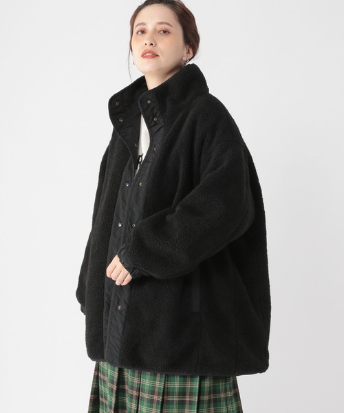 studio CLIP（スタディオクリップ）の「リバーシブルボアブルゾン（ブルゾン・レディース・ブラック/グレー/ベージュ・MEDIUM/LARGE/PF）」の21枚目の写真