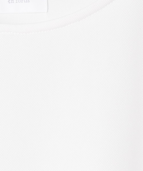 ln fortis（ロンフォルティス）の「ln foris - ドライタッチノースリーブシャツ（タンクトップ・メンズ・ホワイト/ブラック・SMALL/MEDIUM）」の6枚目の写真
