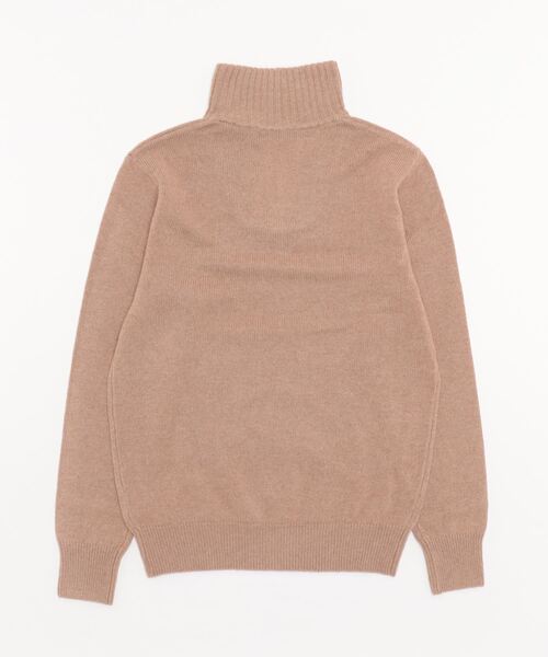 SCOTCH&SODA(スコッチアンドソーダ)の「ウールブレンド ハーフジップ プルオーバー【162396】(ニット/セーター・メンズ・ベージュ・MEDIUM/LARGE/SMALL)」の2枚目の写真