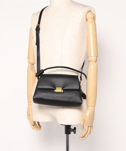 CURI BISCUI（キュリ　ビスキュイ）の「【CURIBISCUI】ハンドルデザイン フラップ ショルダーバッグ（ショルダーバッグ・レディース・ベージュ/グレー/ブラック・FREE）」の10枚目の写真