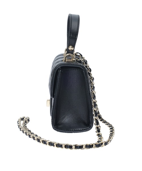 Edit Sheen（エディットシーン）の「ミニキルトチェーンショルダーバッグ（ショルダーバッグ・レディース・ブラック/ボルドー/イエロー/レッド/ピンク/オフホワイト・FREE）」の8枚目の写真