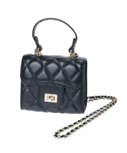 Edit Sheen（エディットシーン）の「ミニキルトチェーンショルダーバッグ（ショルダーバッグ・レディース・ブラック/ボルドー/イエロー/レッド/ピンク/オフホワイト・FREE）」の20枚目の写真