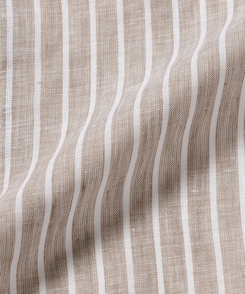 GIANNETTO（ジャンネット）の「GIANNETTO × Brilla per il gusto / 別注 リネン ストライプ ジャケット（テーラードジャケット・メンズ・ベージュ・48）」の14枚目の写真