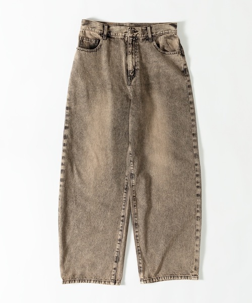 MUHET（ミュエータ）の「【NEW COLOR】ハイウエストコクーンデニムパンツ（デニムパンツ・レディース・ライトインディゴブルー/カーキ/ナチュラル/チャコールグレー/ダークブルー/サックスブルー/ブラック・SMALL/X-LARGE/MEDIUM/X-SMALL）」の20枚目の写真